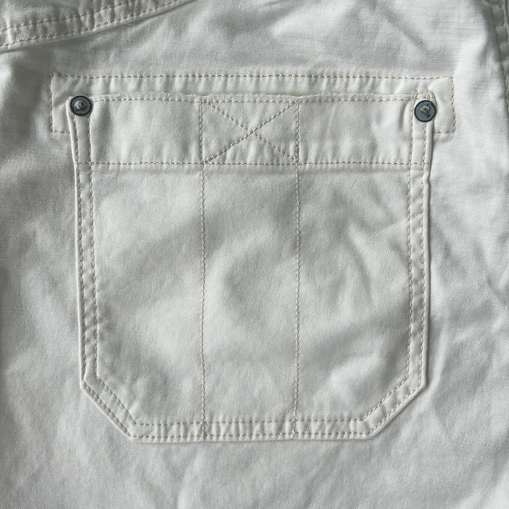 NWT Pilcro The Wanderer Low-Rise Shorts Beige - Picture 7 of 16